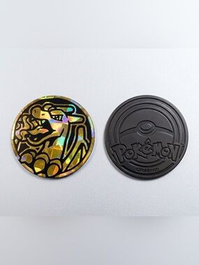 Pokémon TCG Jumbo Entei Gold Shattered Ice Coin